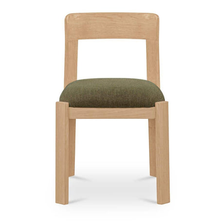 Oak Framed Padded Dining Chairs (2) | Novi Living Oli