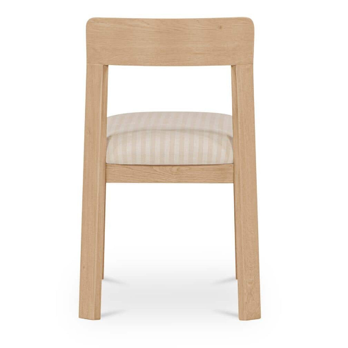 Oak Framed Padded Dining Chairs (2) | Novi Living Oli