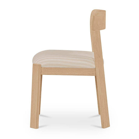 Oak Framed Padded Dining Chairs (2) | Novi Living Oli