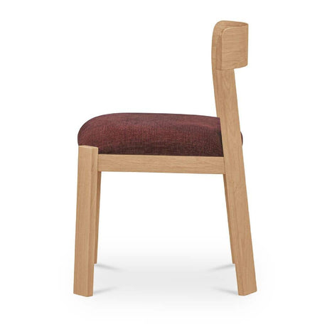 Oak Framed Padded Dining Chairs (2) | Novi Living Oli