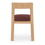 Oak Framed Padded Dining Chairs (2) | Novi Living Oli