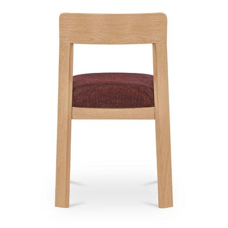 Oak Framed Padded Dining Chairs (2) | Novi Living Oli