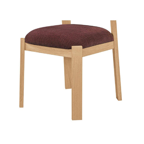 Oak Framed Padded Dining Chairs (2) | Novi Living Oli