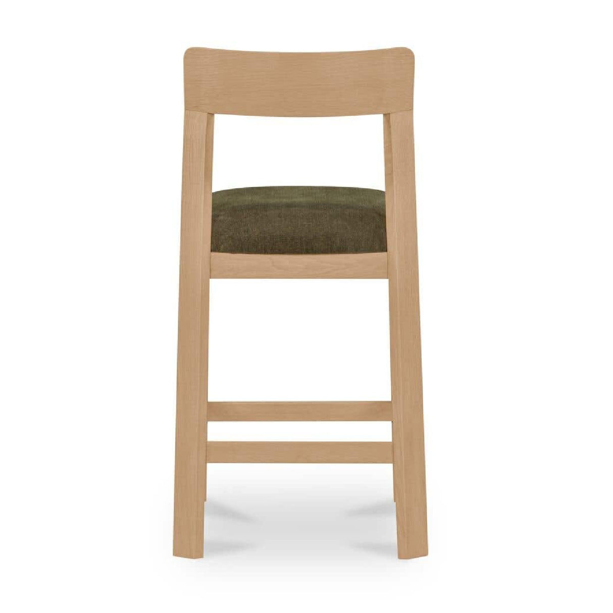Oak Framed Padded Counter Stool | Novi Living Oli