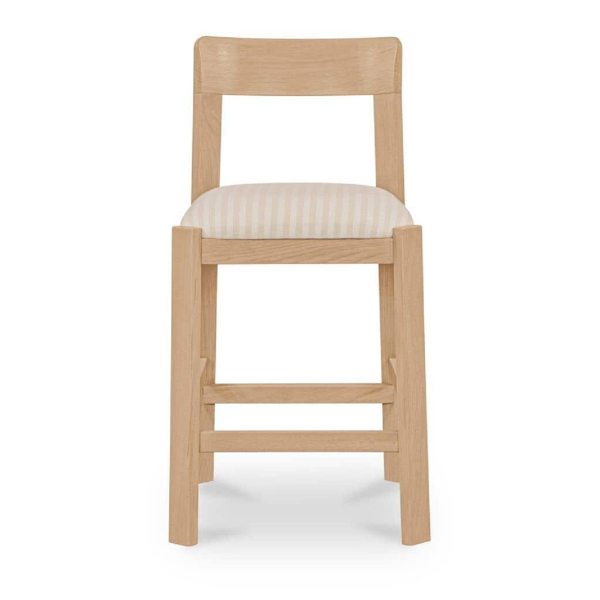 Oak Framed Padded Counter Stool | Novi Living Oli