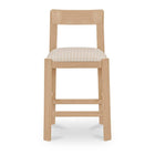 Oak Framed Padded Counter Stool | Novi Living Oli