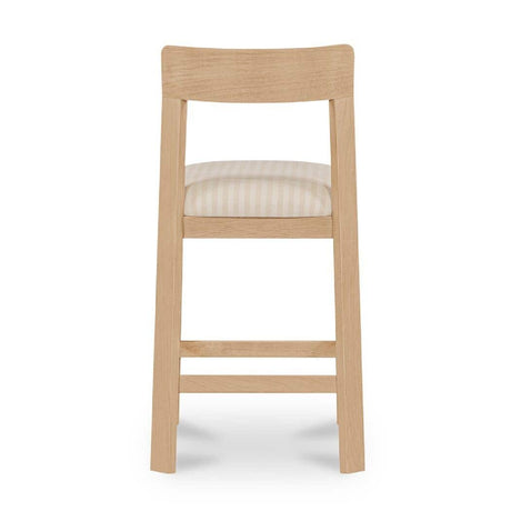 Oak Framed Padded Counter Stool | Novi Living Oli