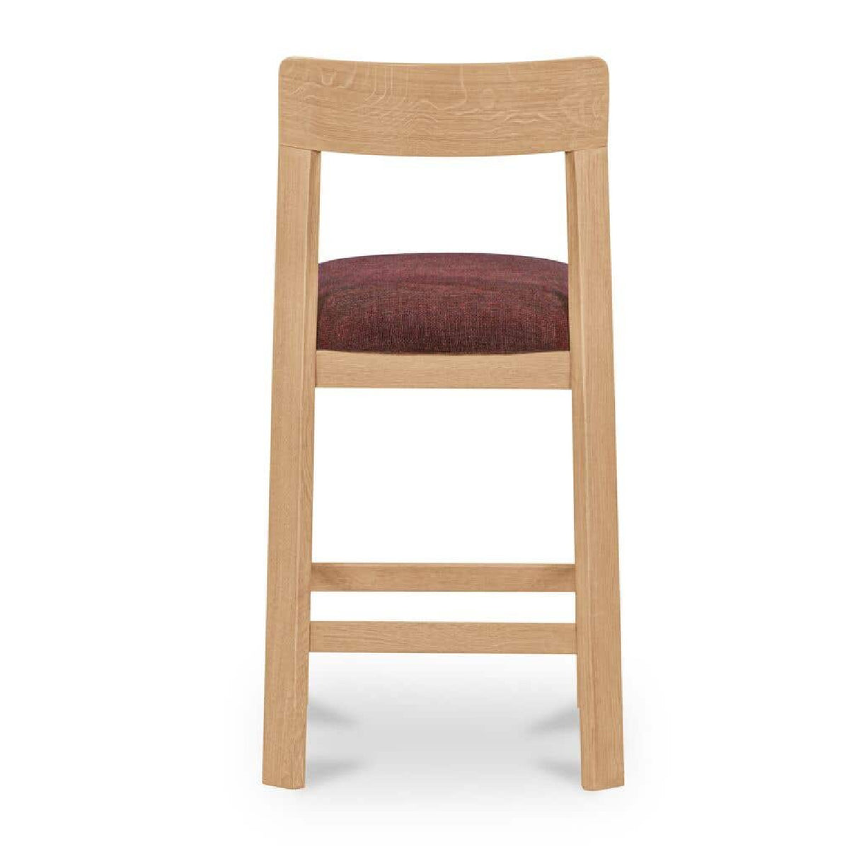 Oak Framed Padded Counter Stool | Novi Living Oli