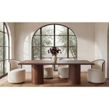 Rossi Swivel Dining Chair Berry