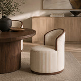 Rossi Swivel Dining Chair Berry