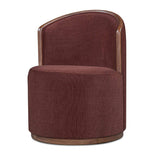 Rossi Swivel Dining Chair Berry