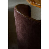 Rossi Swivel Dining Chair Berry