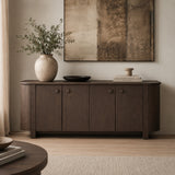 Wooden 4-Door Sideboard | Novi Living Loren