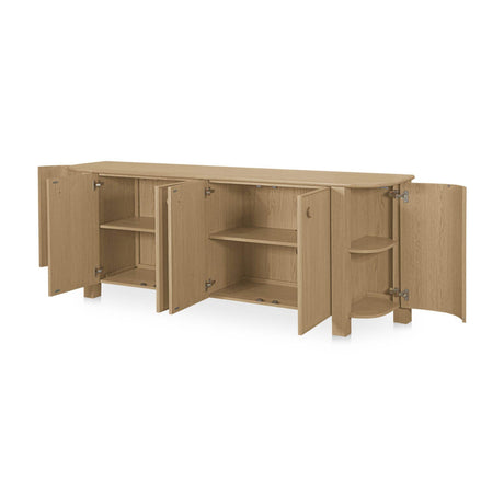 Wooden 4-Door Sideboard | Novi Living Loren