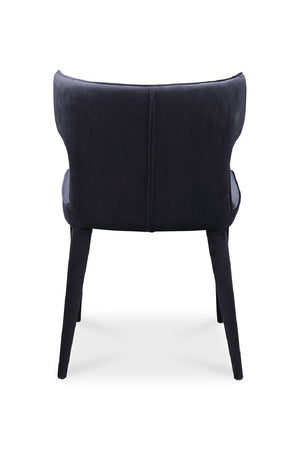 Modern European furniture - Black Upholstered Dining Chair - www.oroa.com