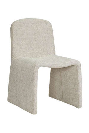 Modern European furniture - Beige Monolithic Dining Chair - www.oroa.com