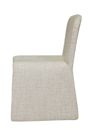 Modern European furniture - Beige Monolithic Dining Chair - www.oroa.com