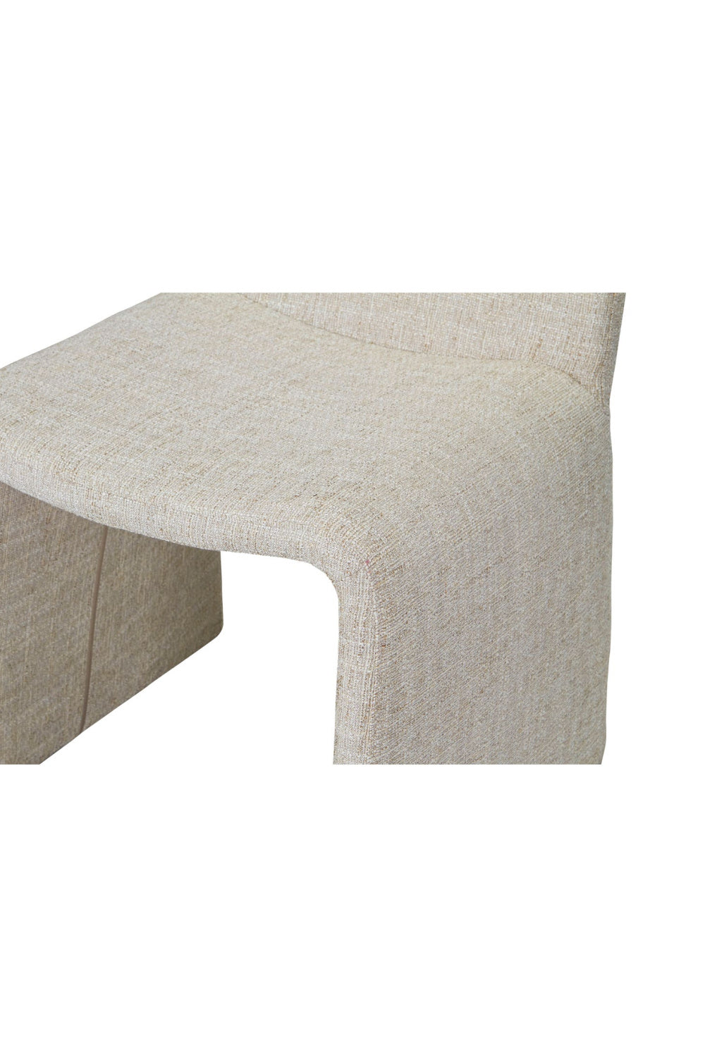 Modern European furniture - Beige Monolithic Dining Chair - www.oroa.com