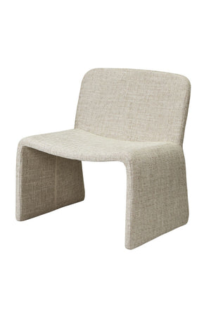 Modern European furniture - Beige Monolithic Accent Chair - www.oroa.com