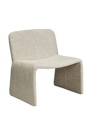 Modern European furniture - Beige Monolithic Accent Chair - www.oroa.com