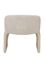 Modern European furniture - Beige Monolithic Accent Chair - www.oroa.com