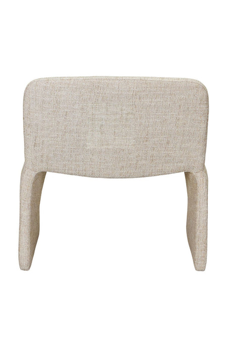 Modern European furniture - Beige Monolithic Accent Chair - www.oroa.com