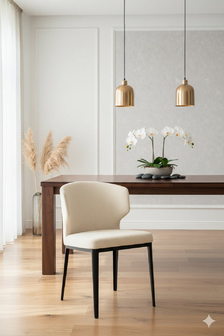 Art Deco Dining Chairs (2) | Novi Living Delaney