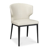 Modern European furniture - Vegan Leather Dining Chair Set (2) - www.oroa.com