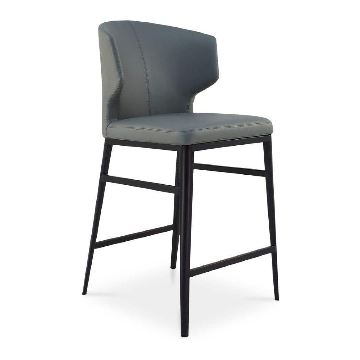 Modern European furniture - Vegan Leather Counter Stool - www.oroa.com