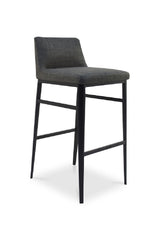 Modern European furniture - Low‑Back Fabric Bar Stool - www.oroa.com