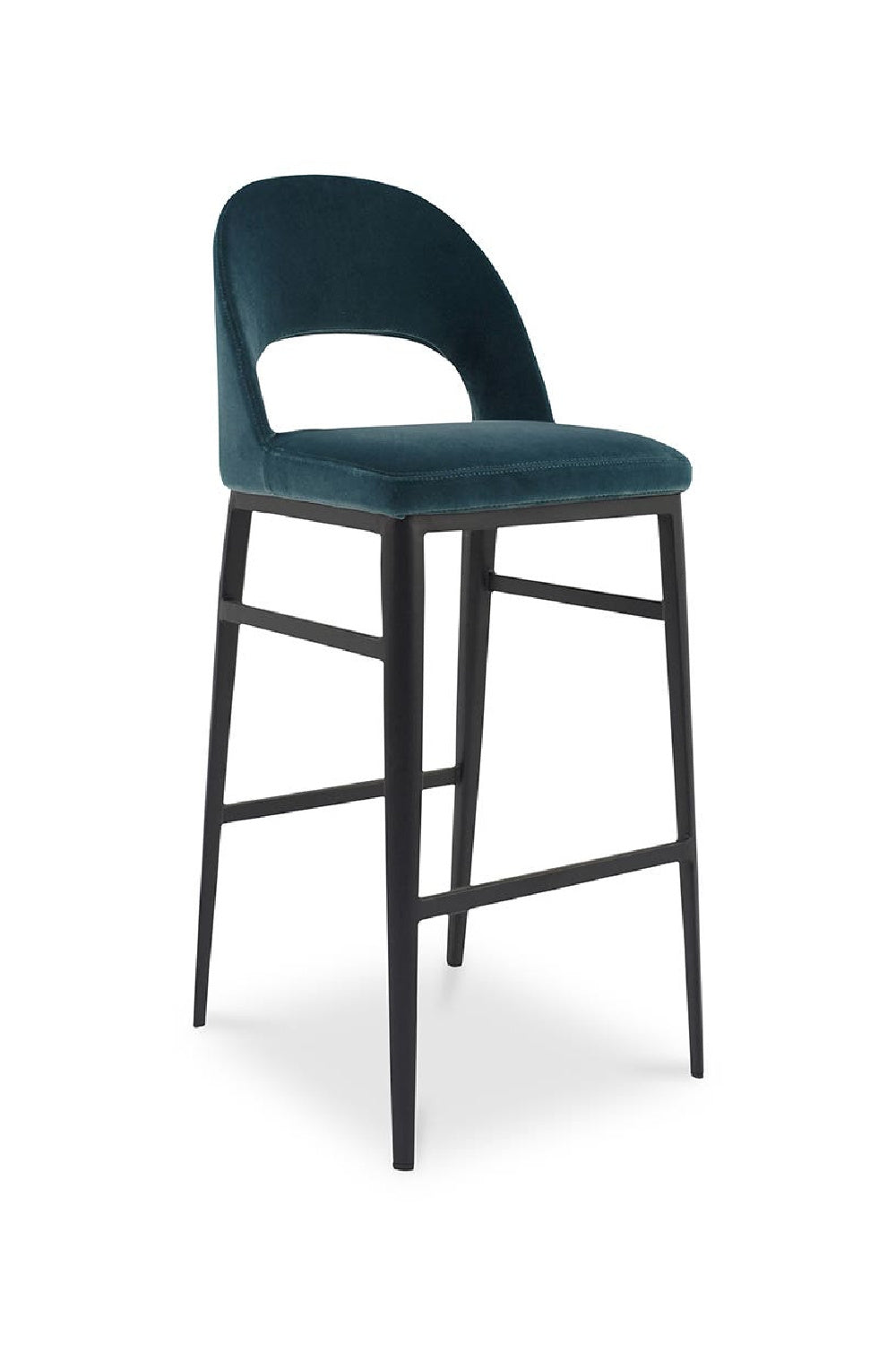 Modern European furniture - Open Back Fabric Bar Stool - www.oroa.com