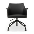 Modern European furniture - Black Swivel Office Chair - www.oroa.com