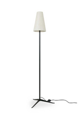Modern European furniture - White Linen Shade Floor Lamp - www.oroa.com