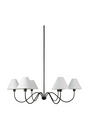 Modern European furniture - Blackened Bronze 6-Light Chandelier - www.oroa.com