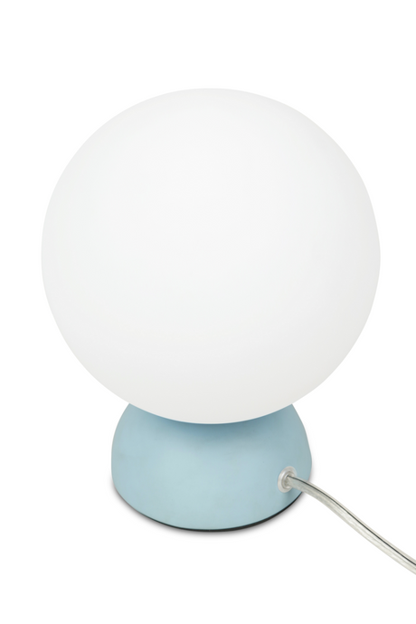 Modern European furniture - Opal Glass Globe Table Lamp - www.oroa.com