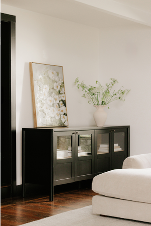 Solid Pine 4-Door Sideboard | Novi Living Hannah | Oroa.com