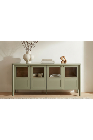 Solid Pine 4-Door Sideboard | Novi Living Hannah | Oroa.com
