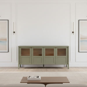 Solid Pine 4-Door Sideboard | Novi Living Hannah | Oroa.com