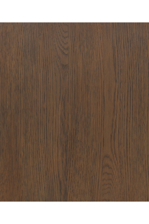 Brown Oak 3-Drawer Nightstand | Novi Living Caleb | Oroa.com