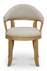 Modern European furniture - Wire-brushed Rubberwood Dining Chair - www.oroa.com