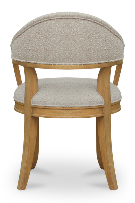 Modern European furniture - Wire-brushed Rubberwood Dining Chair - www.oroa.com