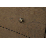 Modern European furniture - Solid Oak Curved 6-Drawer Dresser - www.oroa.com