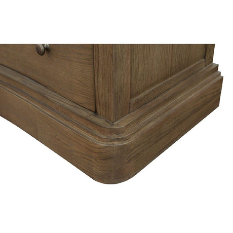 Modern European furniture - Solid Oak Curved 6-Drawer Dresser - www.oroa.com