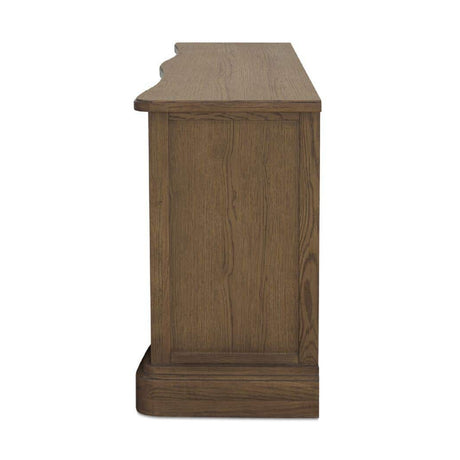 Modern European furniture - Solid Oak Curved 6-Drawer Dresser - www.oroa.com
