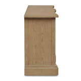 Modern European furniture - Solid Oak Curved 6-Drawer Dresser - www.oroa.com