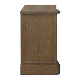 Modern European furniture - Solid Oak Curved 3-Drawer Nightstand - www.oroa.com