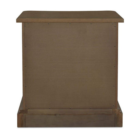 Modern European furniture - Solid Oak Curved 3-Drawer Nightstand - www.oroa.com
