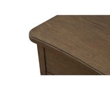 Modern European furniture - Solid Oak Curved 3-Drawer Nightstand - www.oroa.com