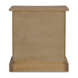 Modern European furniture - Solid Oak Curved 3-Drawer Nightstand - www.oroa.com
