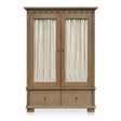 Modern European furniture - Brown Ash 2-Door Tall Cabinet - www.oroa.com